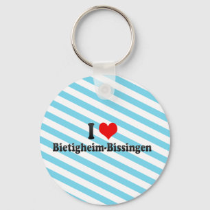 I Love Bietigheim-Bissingen, Germany Key Ring