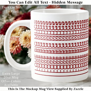 I Love Big Mugs Custom Hidden Message Christmas