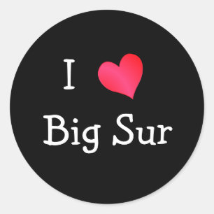 I Love Big Sur Classic Round Sticker