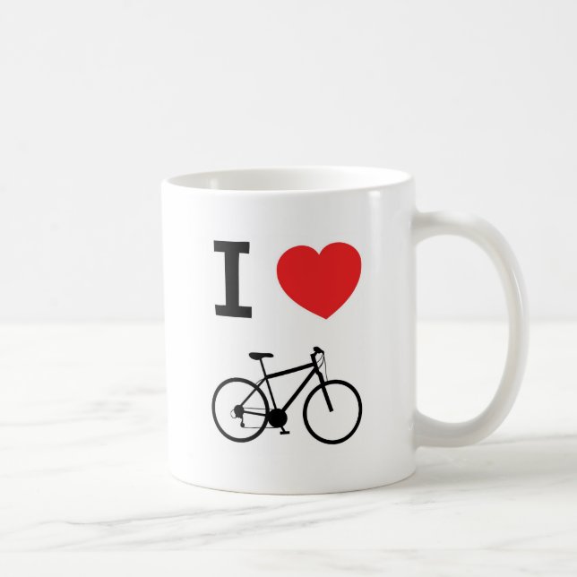 I love bikes coffee mug (Right)