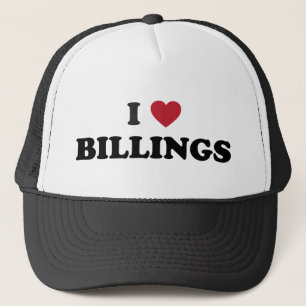 I Love Billings Montana Trucker Hat