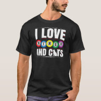 I Love Bingo And Cats Funny Lucky Player Humour Co