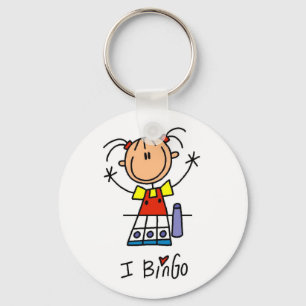 I Love Bingo Key Ring