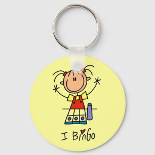 I Love Bingo Key Ring