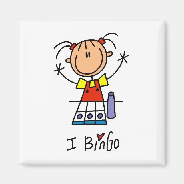 I Love Bingo Magnet (Front)