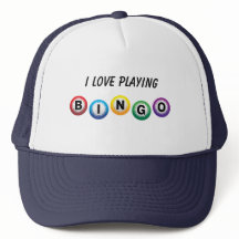 I Love Bingo Trucker Hat