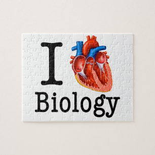 I Love Biology Jigsaw Puzzle