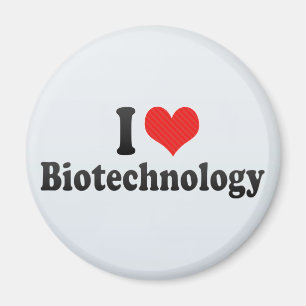 I Love Biotechnology Magnet