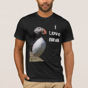 I Love Birds Puffin Shirt