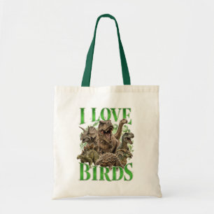 I Love Birds Tote Bag