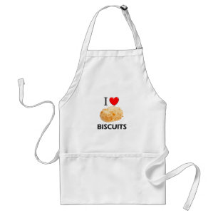 I Love Biscuits Standard Apron