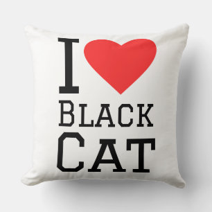 I love black cat cushion