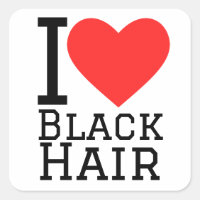 I love black hair
