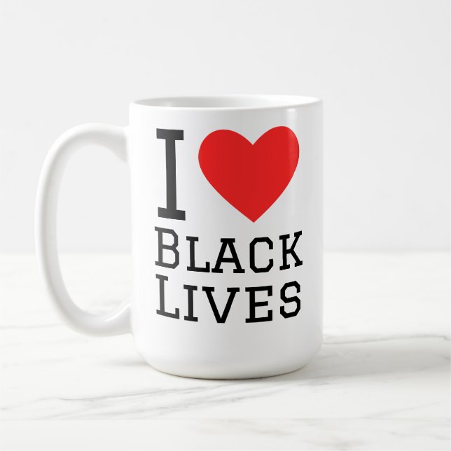 I love black lives coffee mug (Left)