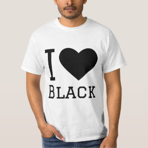 I love black T-Shirt