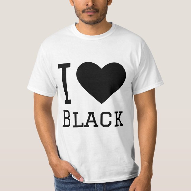 I love black T-Shirt (Front)