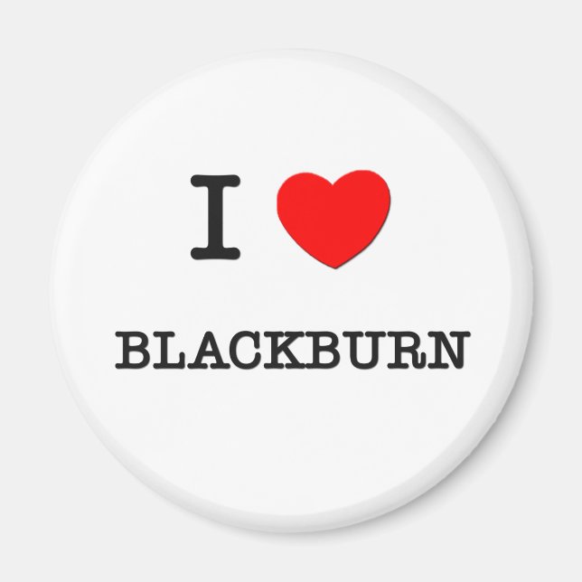 I Love Blackburn Magnet (Front)
