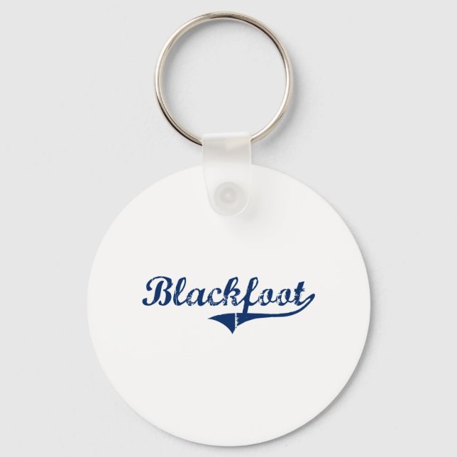 I Love Blackfoot Idaho Key Ring (Front)