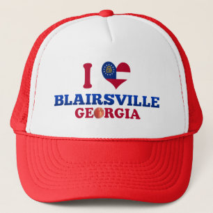 I Love Blairsville, Georgia Trucker Hat