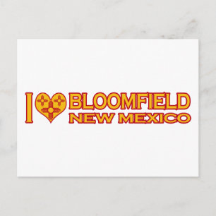 I Love Bloomfield, NM Postcard