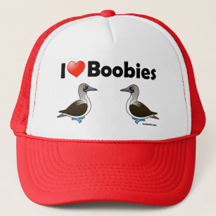 I Love Blue-footed Boobies Trucker Hat