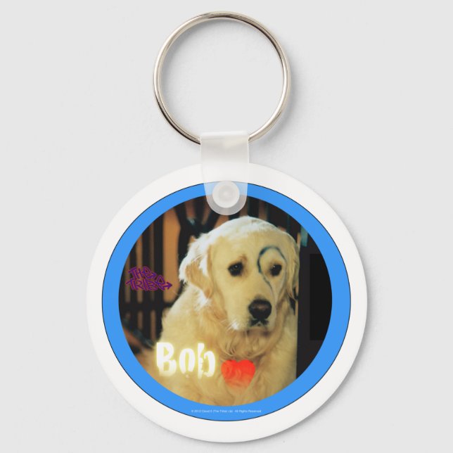 I love Bob the dog! Key Ring (Front)