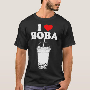 I love Boba Tea funny Bubble Tea I heart Boba 1 T-Shirt