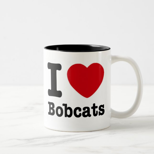 I Love Bobcats Mug (Right)