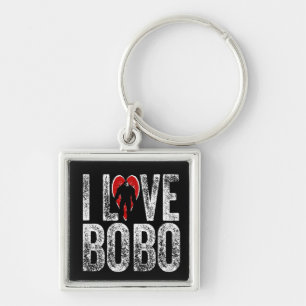 I Love Bobo Key Ring
