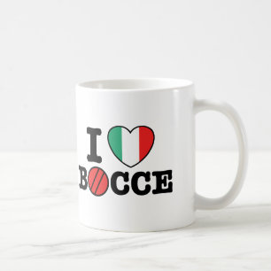 I Love Bocce Coffee Mug