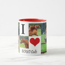 I Love BOGO Colts Coffee Mug 1