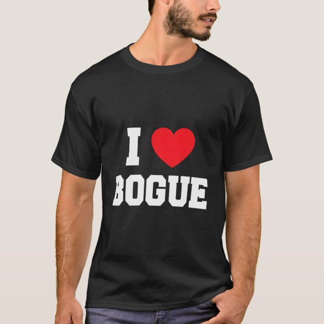 I Love Bogue T-Shirt (Front)