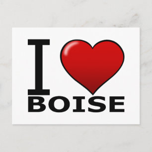 I LOVE BOISE,ID - IDAHO POSTCARD