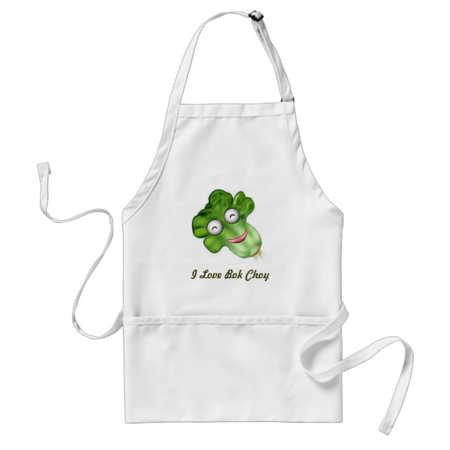 I Love Bok Choy Apron (Front)
