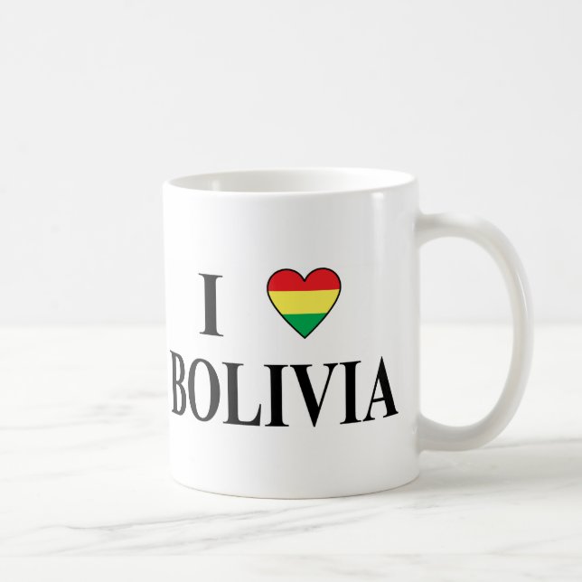 I Love Bolivia Coffee Mug (Right)