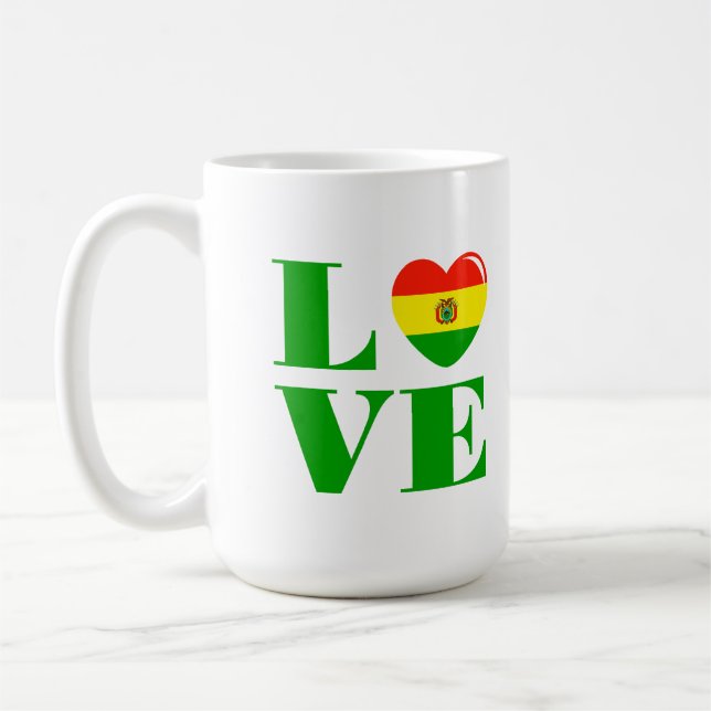 I love Bolivia Coffee Mug (Left)