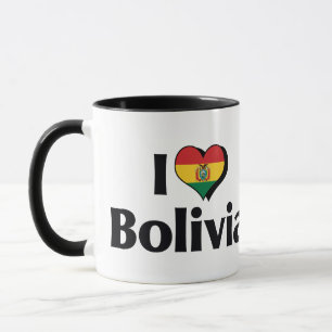 I Love Bolivia Flag Mug
