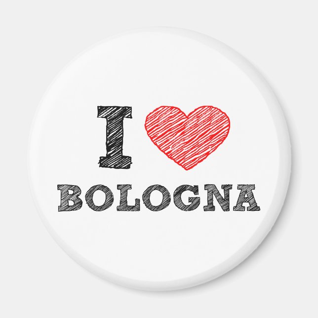 I Love Bologna Magnet (Front)