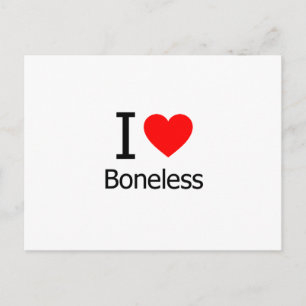 I Love Boneless Postcard