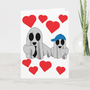 I Love BOO Dad from son Card