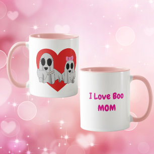 I Love Boo Mum- Pink Mug