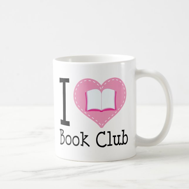 I Love Book Club Coffee Mug (Right)