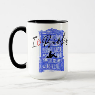 I Love Books Coffee Mug