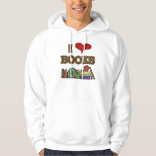 I Love Books Hoodie