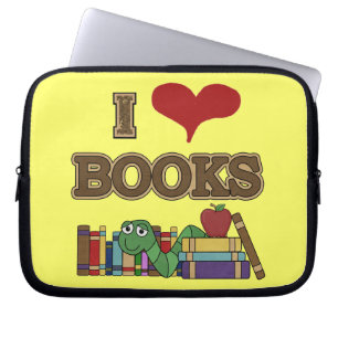 I Love Books Laptop Sleeve