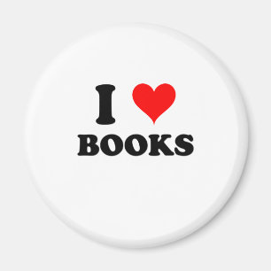 I Love Books Magnet
