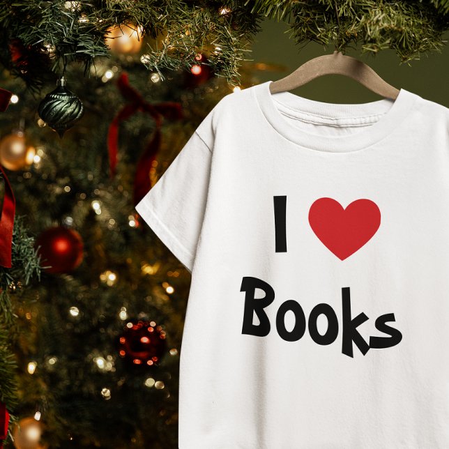 I Love Books T-Shirt (I Love Books T-Shirt)