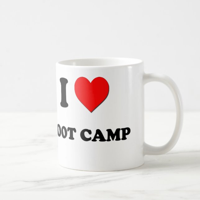 I Love Boot Camp Coffee Mug (Right)