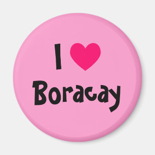 I Love Boracay Magnet