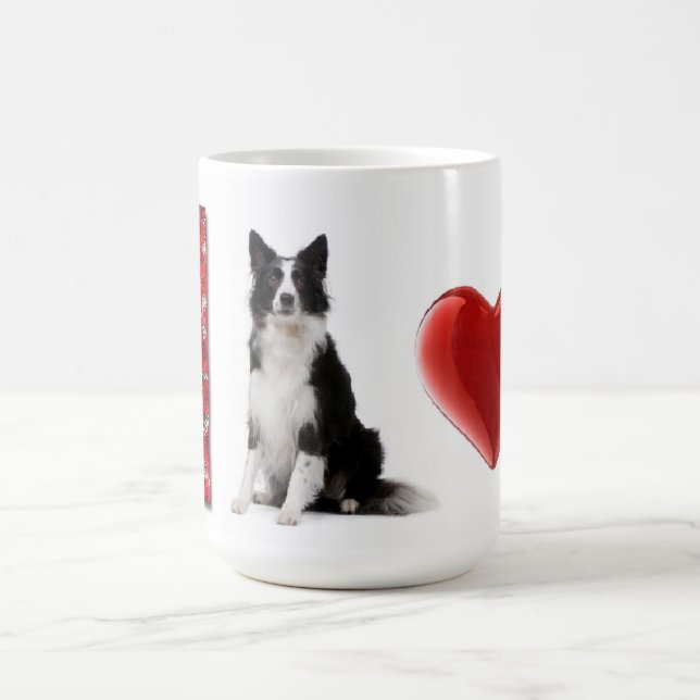 I Love Border Collies~Border Collie Mug (Center)